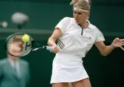 Steffi Graf of Germany at the Wimbledon Lawn Tennis Championships - Old Photo 3