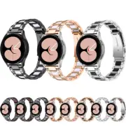 Shining Metal+ Resin Bracelet Link Band for Samsung Galaxy Watch 4 5 6 7 40/44mm