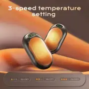 Electric Hand Warmers Rechargeable 2 Pack USB Portable Pocket Heater Tech Gifts