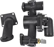 AP03 AJ89486 Thermostat Assembly Compatible For Jaguar XK8 4.2L Naturally Aspirated 2003-2006