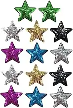 Gadpiparty 14Pcs Star Sequin Appliques for DIY Clothing Decorative Embroidery Patches Colors for Personalizing Outfits Easy to Apply for Home and Tailor Shops