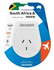 [Jackson] PTA8812USBMC USB-A and USB-C Adaptor in White