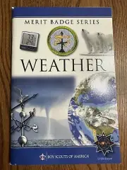 BSA Weather Merit Badge Series Pamphlet Book Boy Scouts of Scouting America NOVA