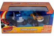 Blaze and the Monster Machines -Crusher & Stripes - 2Pack - NEW