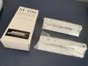 2 NEW GENUINE OEM Bose Model 100 Speaker Wall Ceiling Brackets M-100 M100 WHITE
