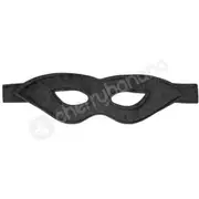 Ouch Black Velvet &amp; Velcro Adjustable Open Eye Mask