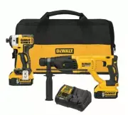 DEWALT 20V MAX* BRUSHLESS CORDLESS COMPACT 1/4 IN. IMPACT DRIVER KIT + 20V KIT