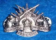 AUSTRALIAN ARMY RISING SUN COLLAR BADGE - 14 ALH REGT WW1 REPRODUCTION PIN BACK