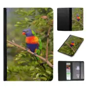 PASSPORT ITINERARY ORGANIZER|RAINBOW LORIKEET AUSTRALIAN BIRD