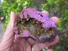 Titanium Aura Crystal Burgundy Colour Coated Cluster Sprayed Plated Shimmy 73g