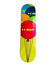 Hearty Skateboards Deck - Balloons + FREE Griptape - Deck Size 7.75", 8", 8.25"