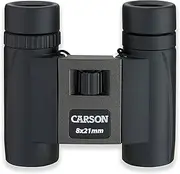 [Carson] TrailMaxx 8x21mm or 10x25mm Compact and Lightweight Camping, Hiking, Birding or Travel Binoculars (TM-821, TM-025)