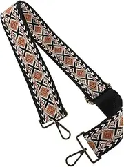 LIFKOME Boho Belt Bag Accessories Bag Strap Replacement Wide Purse Straps Replacement Crossbody Polyester