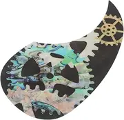 Kisangel Teardrop Guitar Pickguard Acoustic Guitar Scratch Plate Plastic Pickguard