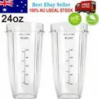 AU 2PCS 24oz Cups Replacement for Nutri Ninja Blender Auto iQ 900w 1000w 1500w