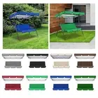 Garden Swing Chair Canopy Cover Kit Canopy 195x125x15cm Waterproof Sunproof