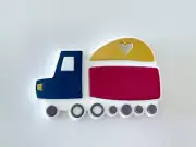 New Truck Silicone Baby Teether, Cute Car Teething Toy Baby Gift