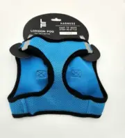 London Fog Dog Harness Step-In Dog Harness Blue Large Dog Harness NEW WITH TAGS