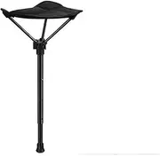 Portable Travel Stool - Compact Folding Stool with Adjustable Height and Telescoping Stand for Outdoor Adventures