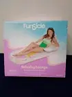 Funsicle Relaxing Inflatable Lounge Float with Arm Rest and Back 63X30X25