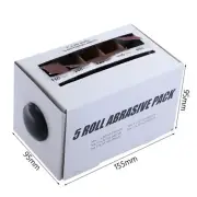 Professional 6M 25mm Pullout Sandpaper Rolls Available in 5 Grit Varieties