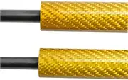 Gas Springs for Mitsubishi for Montero SUV 1997-2006 Rear Hatch Sport Shock 2piece Tailgate Trunk Boot Gas Charged Struts Lift Support Damper Gas Struts(Yellow Carbon Fiber)