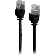 PRO2 LC6SL0500BK 5M Slim Cat6 Patch Lead Black Ultra Thin