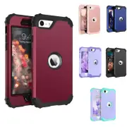 For Apple iPhone SE 2nd Gen Shockproof Protective Heavy Duty 3 in 1 Case Cover