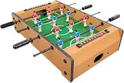 Qianly Mini Foosball Table Mini Tabletop Soccer Table Portable Football Table for Kids
