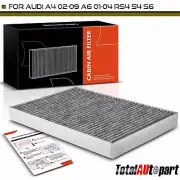 Activated Carbon Cabin Air Filter for Audi A4 2002-2009 A4 Quattro A6 RS4 RS6 S4 (for: Audi)