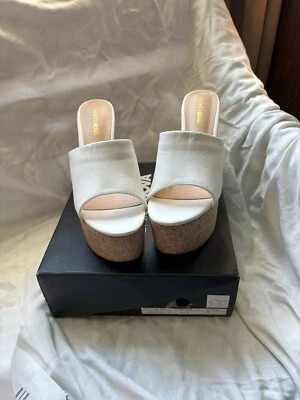 Modena8 White Wedges 8.5