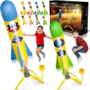 Rocket Air Launch Toy for Kids Age of 3, 4, 5, 6, 7, 8+ Years Old Boy/Girl, 2 Pa