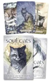 SOUL CATS TAROT KIT Deck Card Book Set cat kitten pagan fortune oracle cards