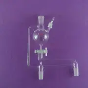 Lab 24/40 Solvent Distillation Head With Three way Vacuum Valve