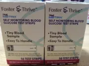 (True Metrix) 100 Foster and Thrive Blood Glucose Test Strips
