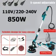 Sander Polishing Drywall Machine 850W Electric Foldable Wall Sanding LED Light
