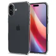 SPIGEN iPhone 16 Plus Case, 6.7 2024 Genuine Liquid Crystal Slim Soft Clear Cover for Apple