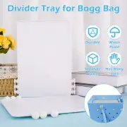 2Pcs Divider Tray for Beach Bag 12x9inch Waterproof Insert Beach Bag Tray beCTc
