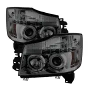 Spyder 5033963 for Nissan Titan 04-14/Armada 04-07 Projector Headlights LED Halo