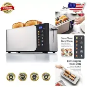 SmartToast 4-Slice Stainless Steel Toaster with LED Touchscreen Control