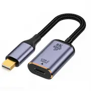 USB-C to Mini Displayport Adapter Converter USB-C Type C Female Source to Mini Displayport 1.4 8K 60hz for Tablet Phone As Shown