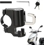 Motorcycle Helmet Lock | Motorcycle Anti Theft Lock | Heavy Duty Motorbike Accessories for Scooter & Vehicles, Lightweight Security Safety Protection