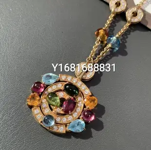 專櫃正品 BVLGARI 寶格麗 ASTRALE 18K黃金 珠寶鑲鑽 項鍊（全新福利品！優惠出清換現金）