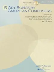 15 Art Songs by American Composers High Voice Book CD Voice Book 048021111