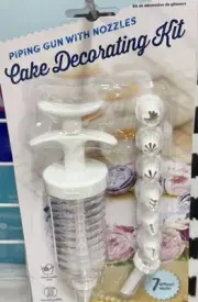 CAKE DECORATING KIT PIPING GUN WITH NOZZLES BAKING TOOLS BAKEWARE COOKWARE