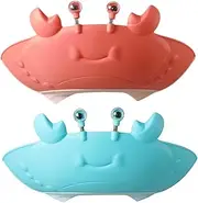 Totority 2pcs Crab Shampoo Cap Shower Cap Hair Washing Guard Bath Shampoo Cap Visor Hand Bath Cap Hat Bath Pour Shampoo Cap for Plastic