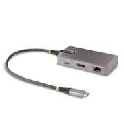 StarTech 103B-USBC-MULTIPORT laptop dock/port replicator Wired USB 3.2 Gen 2 (3.1 Gen 2) Type-C Grey