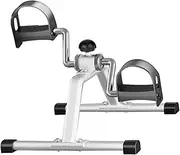 Frediuo Under Desk Bike Pedal Exerciser Leg and Arm Exercise Cycle Home Fitness Equipment Floor Bike for Leg and Arm Exercises Office