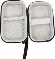 Portable Hard Mouse Case Storage Bag for Wireless Mouse Accessories Multifunctional Organizer with Inner Mesh Pockets Smooth Zipper Design for Travel and Daily Use