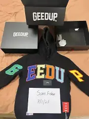 Geedup Team Hoodie Logo Multi Colour Holy Grail 2.0